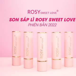 SON SÁP LÌ ROSY MÀU CAM ĐỎ TÔNG DA TRẮNG BỀN MÀU MỀM MÔI