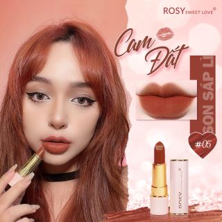 SON SÁP LÌ CAM ĐẤT TÔN DA, BỀN MÀU LÊN ĐẾN 12H KHÔNG CHỨA CHÌ