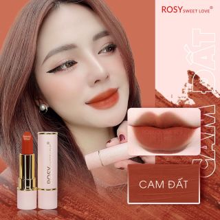 SON SÁP LÌ CAM ĐẤT TÔN DA, BỀN MÀU LÊN ĐẾN 12H KHÔNG CHỨA CHÌ