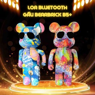 Loa Bluetooth B5+ Hình Gấu Bearbrick , Chất Âm Cực Hay - Mẫu Mới Nhất - Chính Hãng HD DESIGN