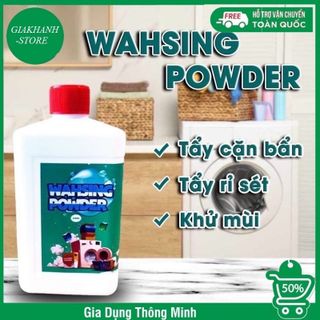 Nước tẩy lồng máy giặt Đức - WAHSING POWDER chai 500ml ,mùi dễ chịu lưu hương lâu