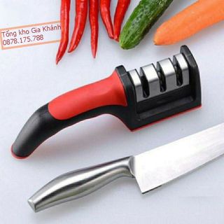 DỤNG CỤ MÀI DAO 3 LƯỠI SHARPENER , Đồ Mài Dao Siêu Bén Mini Cầm Tay
