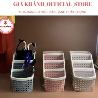 Kệ Đựng Bút Kệ Đựng Đồ Đa Năng, Khay Nhựa , Khay tiện ích, Đựng Bút 4 ngăn Việt Nhật - LD 2103