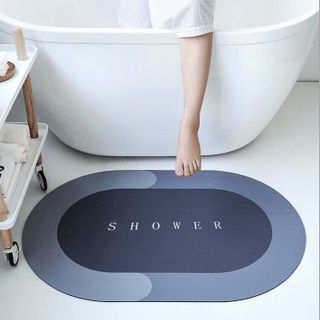 Thảm Lau Chân Silicon Siêu Thấm Nước Chất Liệu Chống Trơn Trượt