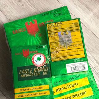 Dầu xanh Mỹ 2 nắp-hàng chuẩn