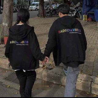 Áo khoác chống nắng logo in sadboizvibes form chuẩn