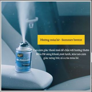 Xịt Khử Mùi Ô Tô, Diệt khuẩn Meguiars - Hương Mùa Hè
