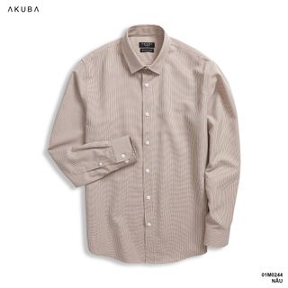 ÁO SƠ MI TAY DÀI CARO AKUBA 01M0244