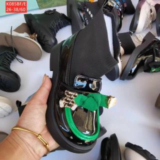 Giày boots trẻ em chất da bóng đẹp K084