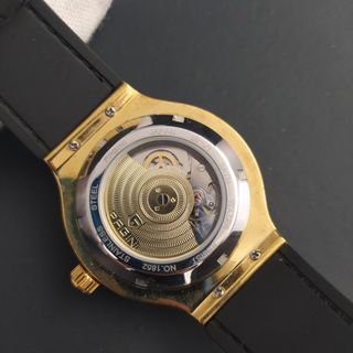 Đồng hồ cơ nam dây da chính hãng Pagini PA1852, đồng hồ unisex automatic mặt tròn đính đá sang trọng.