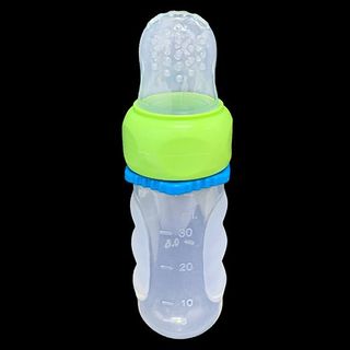 Bình tập ăn dặm chống hóc silicone 150ml AM55109 AMI Thái Lan cho trẻ tập ăn dặm Hỗ trợ bóp thức ăn giá sỉ