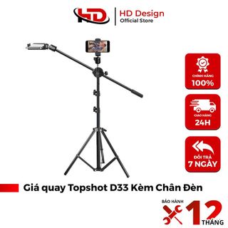 Giá Đỡ Quay Video Chụp Ảnh Topshot D33 Chắc Chắn - Tiện Lợi - Chính Hãng HD Design giá sỉ