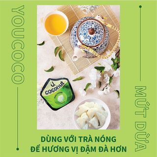 Mứt dừa miếng Youcoco túi 100gr