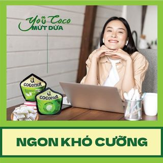 Mứt dừa miếng Youcoco túi 100gr