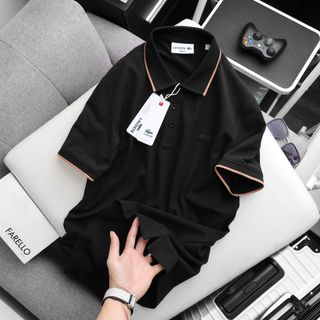 Áo thun cổ bẻ nam, áo thun nam có cổ vải xịn, Chất vải xuất dư, mịn đẹp dày dặn. Sờ vải là thích - Logo thêu sắc nét size từ 55kg - 85kg