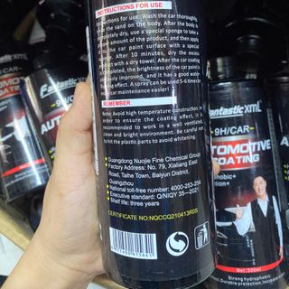 Chai xịt phủ nano chống nước kính, phủ bóng sơn xe ô tô - Chống nước bề mặt kính cận, kính (500ML)