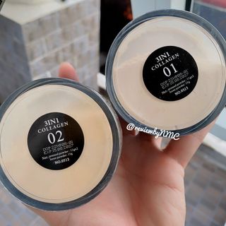 Phấn makeup TUZ COLLAGEN đa năng 3 in 1 Kiềm Dầu, sỉ 45k/hộp - Phấn nền makeup 2 tone - Phủ bột