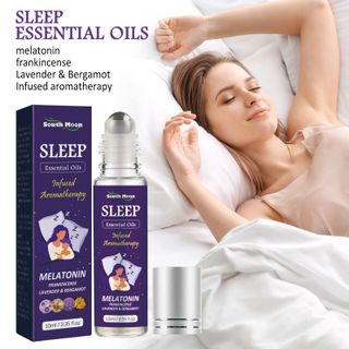 Tinh Dầu Lăn Xả Stress thư giãn , làm giảm căng thằng , khó ngủ , nhức đầu , giuls bạn có 1 giấc ngủ ngon (10ml)