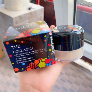 Phấn makeup TUZ COLLAGEN đa năng 3 in 1 Kiềm Dầu, sỉ 45k/hộp - Phấn nền makeup 2 tone - Phủ bột