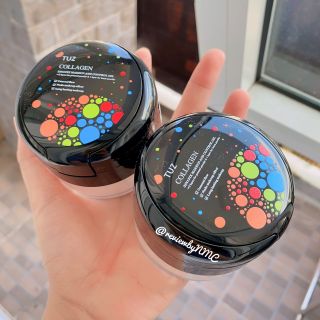 Phấn makeup TUZ COLLAGEN đa năng 3 in 1 Kiềm Dầu, sỉ 45k/hộp - Phấn nền makeup 2 tone - Phủ bột