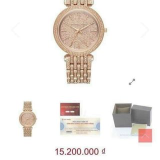 ĐỒNG HỒ MICHAEL KORS ROSE GOLD FULL CAO CẤP