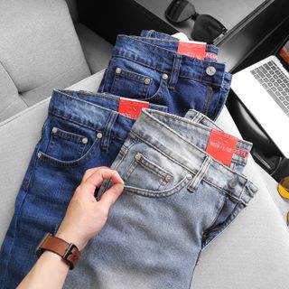 Quần short jean nam cao cấp, quần jean đùi nam , Chất jean co giản xịn sò dày dặn fom slim fit ngang gối ôm gọn, jean đã qua xử lý wash mền mịn size từ 55kg - 90kg