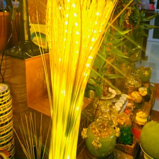 Đèn LED Trang Trí Hình Bông Lúa Mạch Vàng Bó 10 Bông Siêu Đẹp Cắm điện trực tiếp giá sỉ
