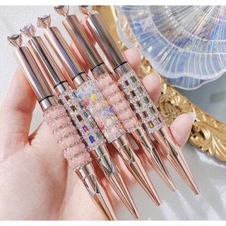 Kẻ Bút Lông Kakashow Vàng Đính Đá, sỉ 36k/cây Màu Đen & Nâu