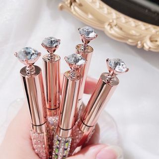 Kẻ Bút Lông Kakashow Vàng Đính Đá, sỉ 36k/cây Màu Đen & Nâu