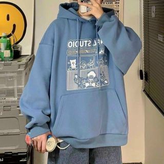 Áo hoodie thun nỉ in UNFL STUDIO form dưới 70kg