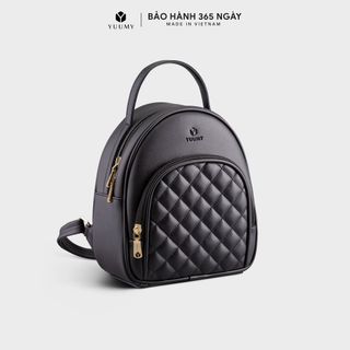 Balo nữ mini họa tiết trần chỉ hình thoi Yuumy Seasand YBA64 nhiều màu