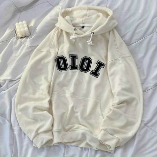 Áo hoodie thêu OIOI form dưới 70kg, NÓN 2 lớp