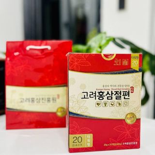 Hồng sâm lát tẩm mật ong Hàn Quốc 20 miếng (400g)