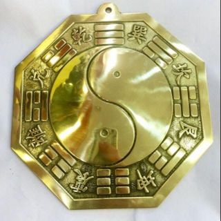Gương tiên thiên bát quái cầu lồi, bằng đồng