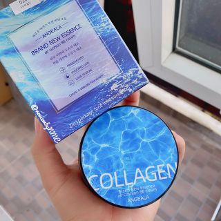 Phấn nước Air Cushion BB Cream COLLAGEN Angeala, sỉ 50k/set tặng kèm lõi và bông tán tròn