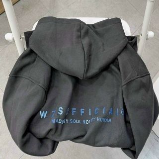 Áo hoodie thun nỉ logo in wzsoffical form dưới 70kg