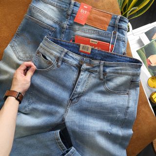 Quần jean nam cao cấp, quần jean dài nam , Chất jean dày dặn xịn sò fom slim fit size 29 ống 15cm, jean đã qua xử lý wash mền mịn, thun co giản tốt size từ 53kg - 90kg