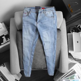 Quần jean nam cao cấp, quần jean dài nam , Chất jean dày dặn xịn sò fom slim fit size 29 ống 15cm, jean đã qua xử lý wash mền mịn, thun co giản tốt size từ 55kg - 90kg