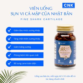 Viên uống sụn vi cá mập Nhật Bản 520 viên