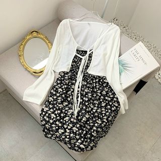 SET 2 DÂY KÈM CARDIGAN - PHONG CÁCH HÀN QUỐC