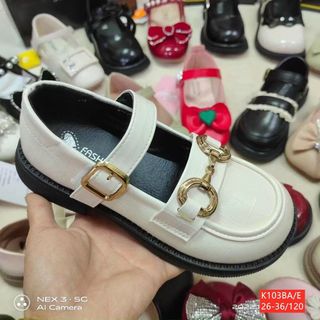 Giày búp bê nữ da mềm quai ngang K103