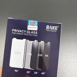 Kính Cường lực Baiko chống nhìn trộm các mã iphone