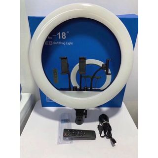 Đèn Livestream RL21 Size 54cm + Chân Đèn + Kẹp Điện Thoại - Cực Chắc Chắn- Hỗ trợ Makeup Quay TikTok