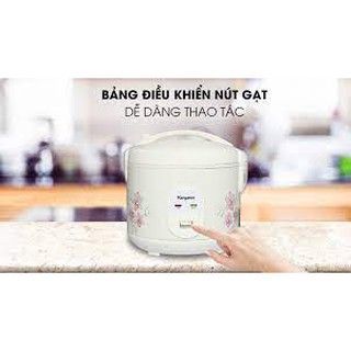 Nồi cơm điện nắp gài Kangaroo KG12RC1 - 1.2 lít Bảo hành 12 tháng đổi mới trong 7 ngày