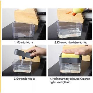 Hộp đựng nước rửa chén mẫu mới.