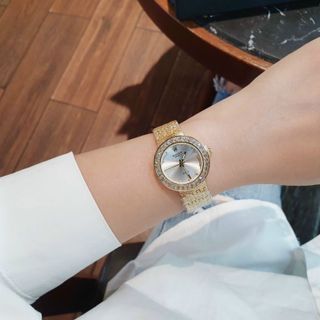 ĐỒNG HỒ ROLLEX MINI NỮ VIỀN HỘT XINH