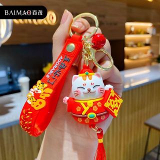 MÓC KHOÁ HÌNH MÈO THẦN TÀI