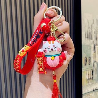 MÓC KHOÁ HÌNH MÈO THẦN TÀI