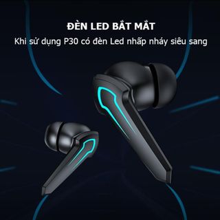Tai Nghe Gaming Bluetooth 5.2 P30 Pro Tws - Có Mic, Độ Trễ Cực Thấp 0.045s, Pin Trâu
