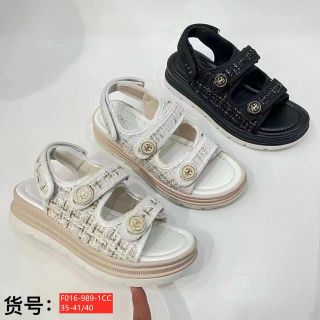 Sandal nữ quai dán sau đế bánh mỳ siêu êm F016 giá sỉ